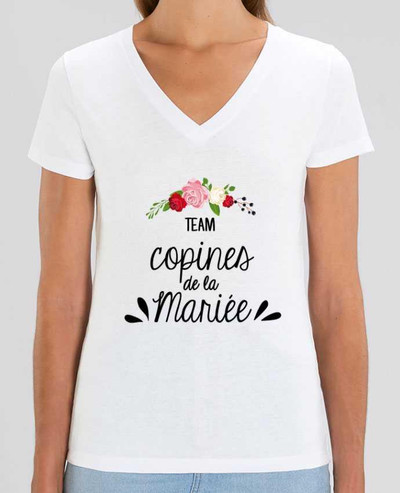 Tee-shirt femme TEAM COPINES DE LA MARIEE Par  FRENCHUP-MAYO