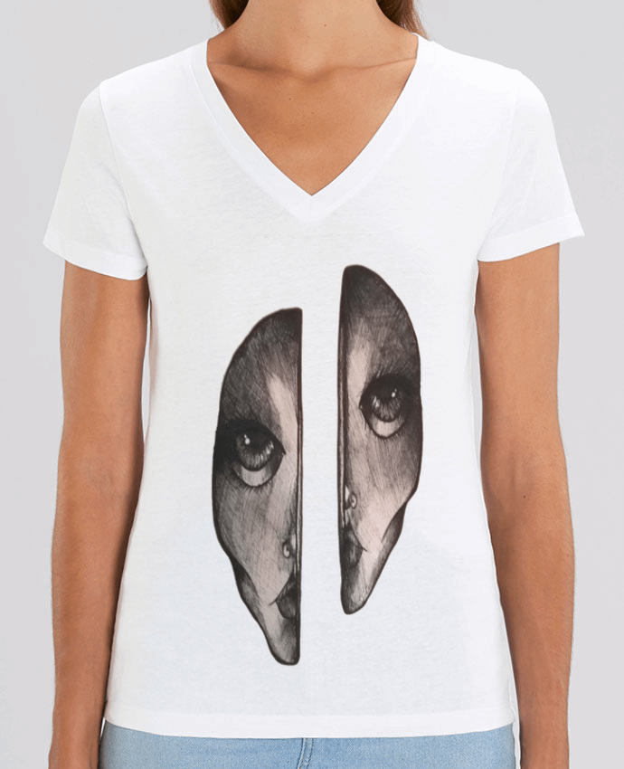 Women V-Neck T-shirt Stella Evoker Headache Par  OhHelloGuys!