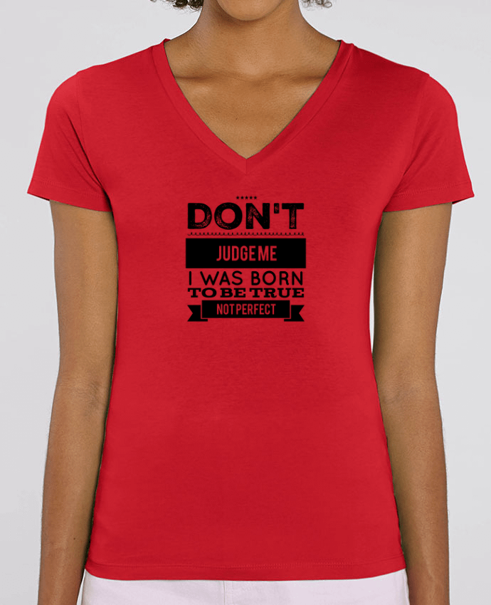 Tee-shirt femme Don't judge me Par  Les Caprices de Filles