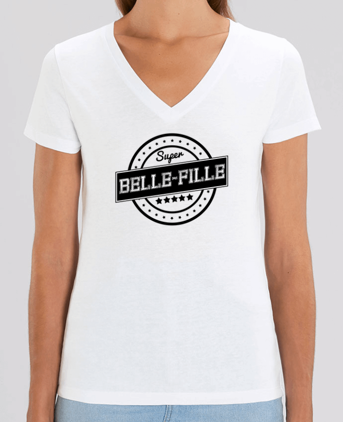 Tee-shirt femme Super belle-fille Par  justsayin
