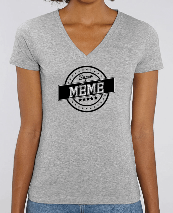 Tee-shirt femme Super mémé Par  justsayin