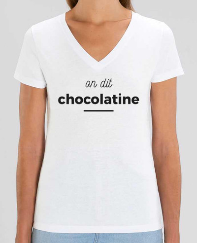 Tee-shirt femme On dit chocolatine Par  Ruuud