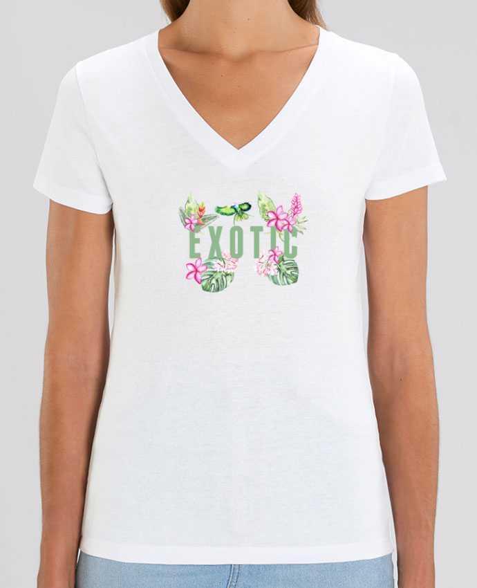 Women V-Neck T-shirt Stella Evoker Exotic Par  Les Caprices de Filles