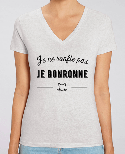 Tee-shirt femme je ronronne t-shirt humour Par  Original t-shirt