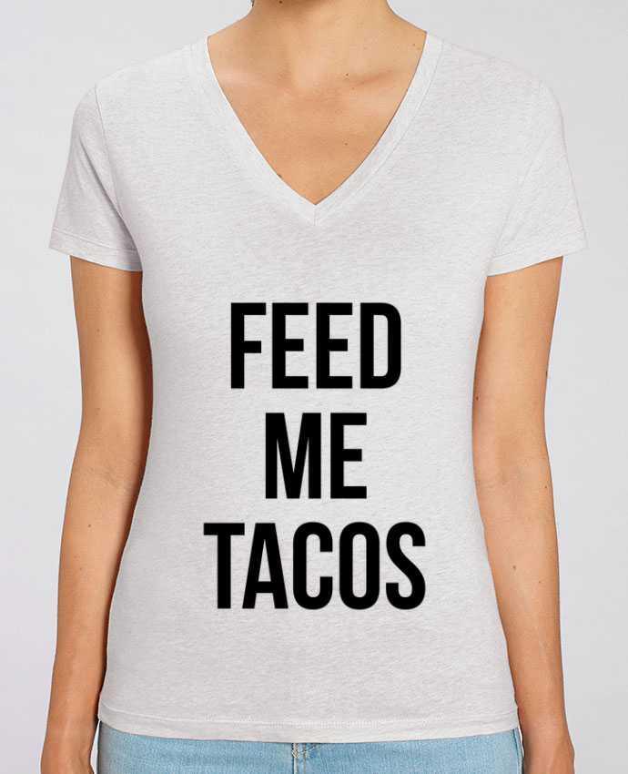 Tee-shirt femme Feed me tacos Par  Bichette