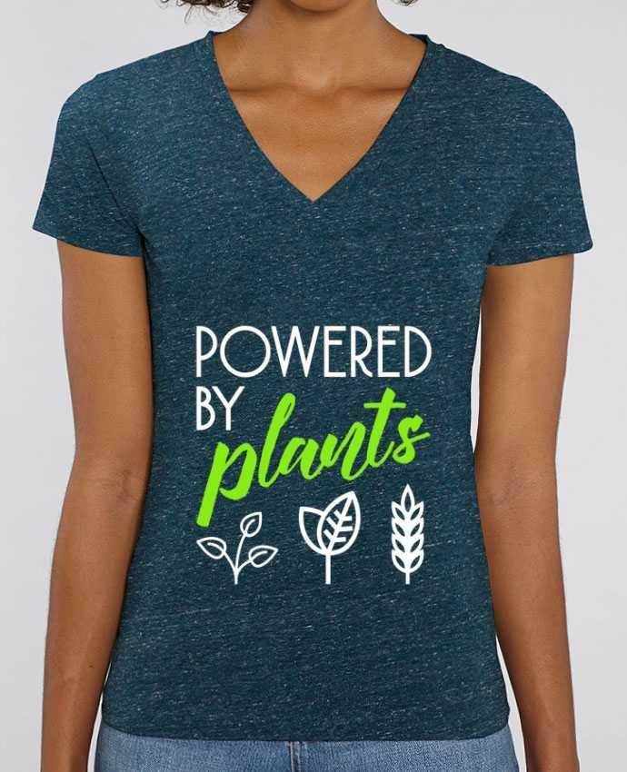 Tee-shirt femme Powered by plants Par  Bichette