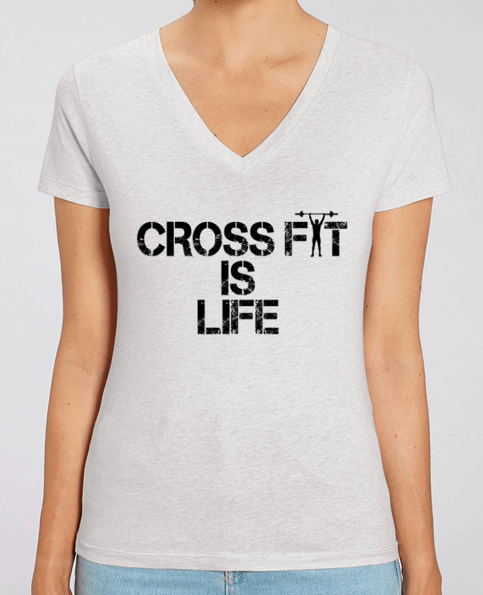 Tee-shirt femme Crossfit is life Par  tunetoo