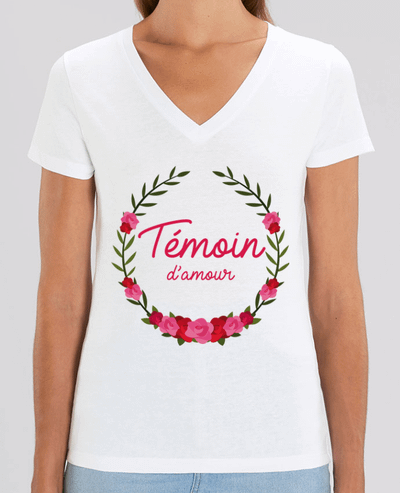 Tee-shirt femme Témoin d'amour Par  FRENCHUP-MAYO