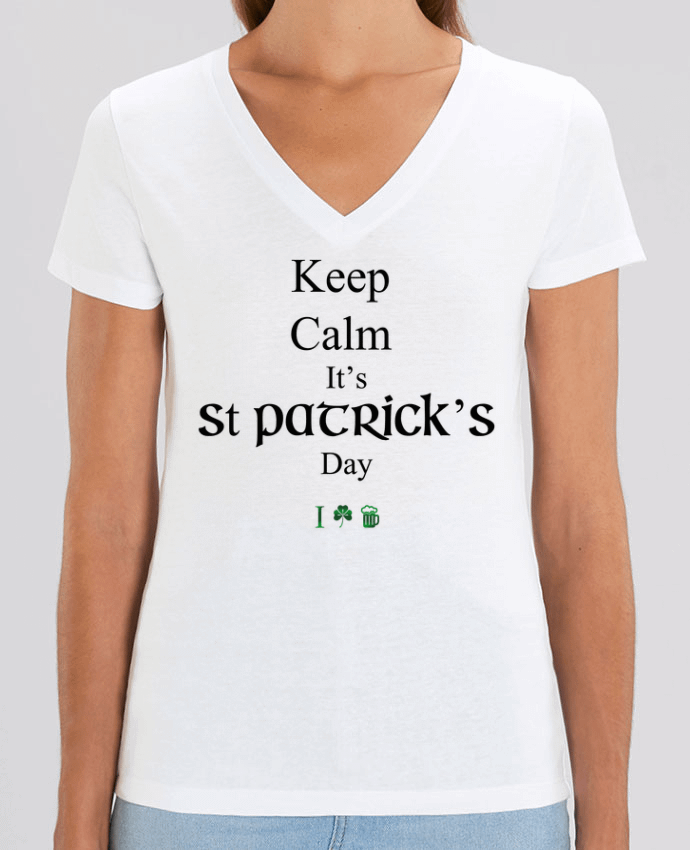 Tee-shirt femme Keep calm it's St Patrick's Day Par  tunetoo