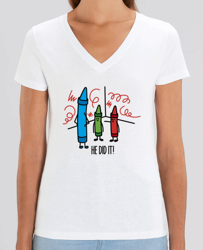 Tee-shirt femme He did it Par  LaundryFactory