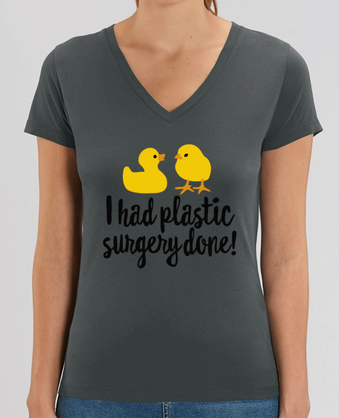 Tee-shirt femme I had plastic surgery done Par  LaundryFactory