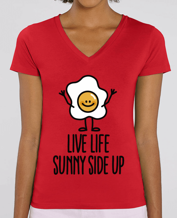 Tee-shirt femme Live life sunny side up Par  LaundryFactory