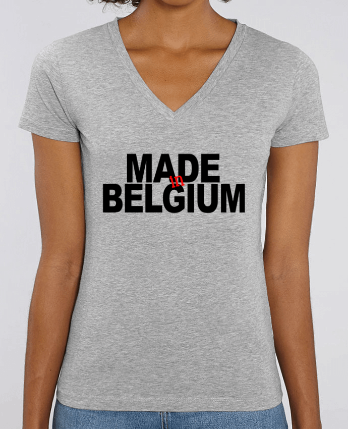 Tee Shirt Femme Col V Stella EVOKER MADE IN BELGIUM Par  31 mars 2018