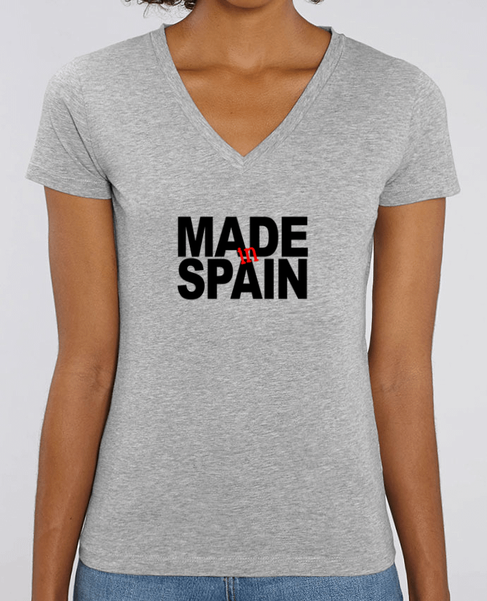 Women V-Neck T-shirt Stella Evoker MADE IN SPAIN Par  31 mars 2018