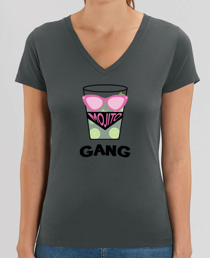 Women V-Neck T-shirt Stella Evoker Mojito Gang Par  tunetoo