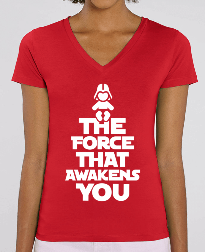 Tee-shirt femme THE FORCE THAT AWAKENS YOU Par  LaundryFactory