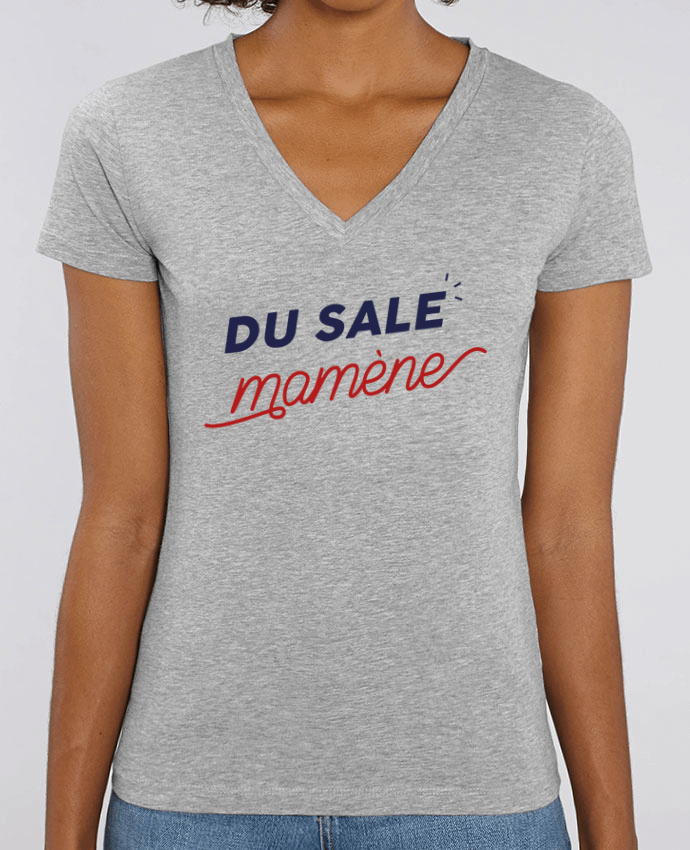 Tee Shirt Femme Col V Stella EVOKER du sale mamène by Ruuud Par  Ruuud