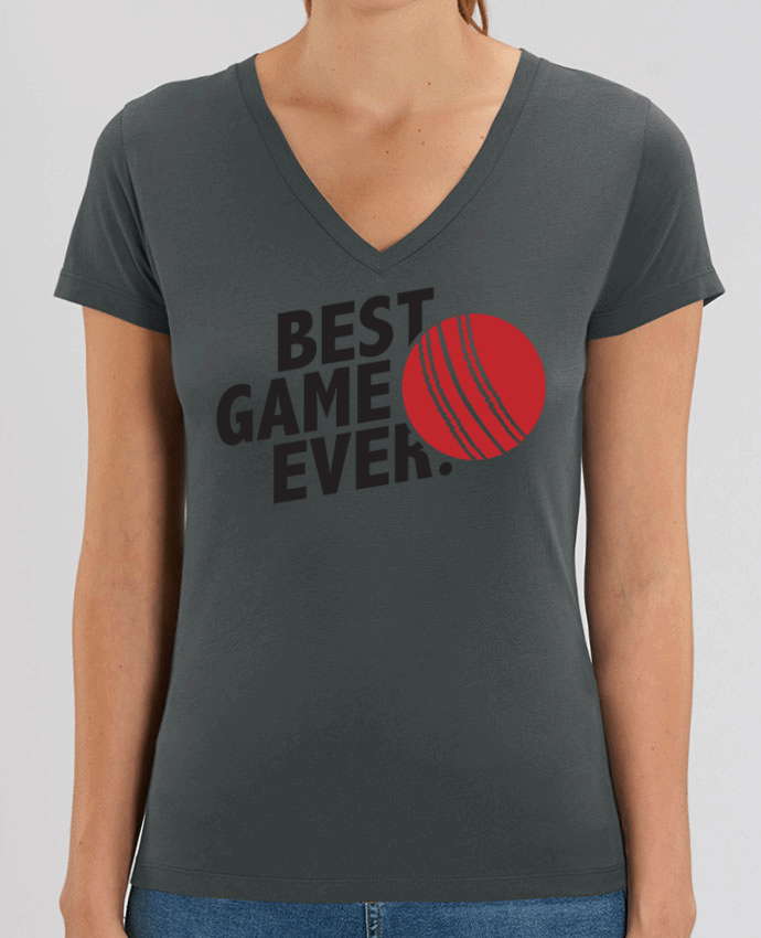 Tee-shirt femme BEST GAME EVER Cricket Par  tunetoo