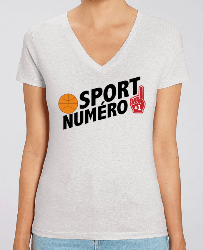 Tee-shirt femme Sport numéro 1 Basket Par  tunetoo