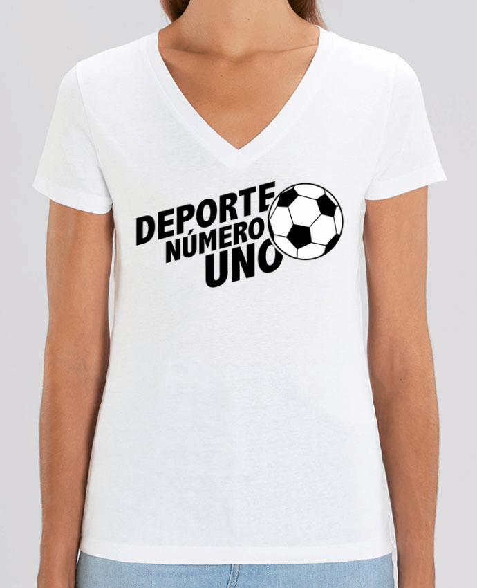 Tee-shirt femme Deporte Número Uno Futbol Par  tunetoo