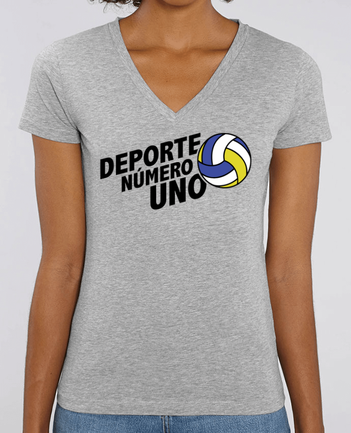 Tee-shirt femme Deporte Número Uno Volleyball Par  tunetoo