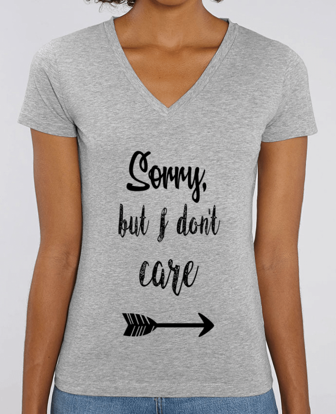 Tee-shirt femme Sorry, but I don't care Par  SwissmadeDesign