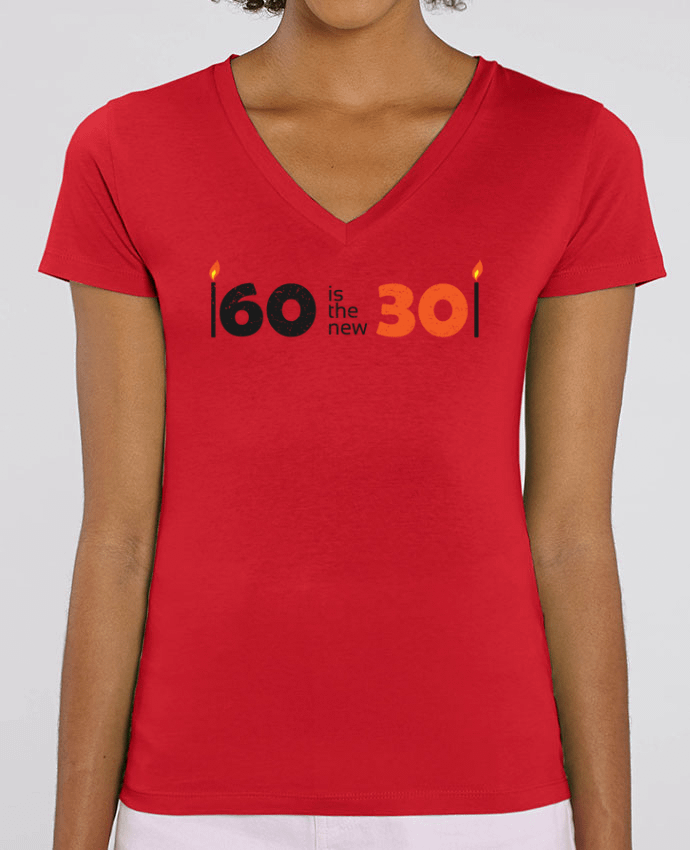 Camiseta Mujer Cuello V Stella EVOKER 60 is the 30 Par  tunetoo