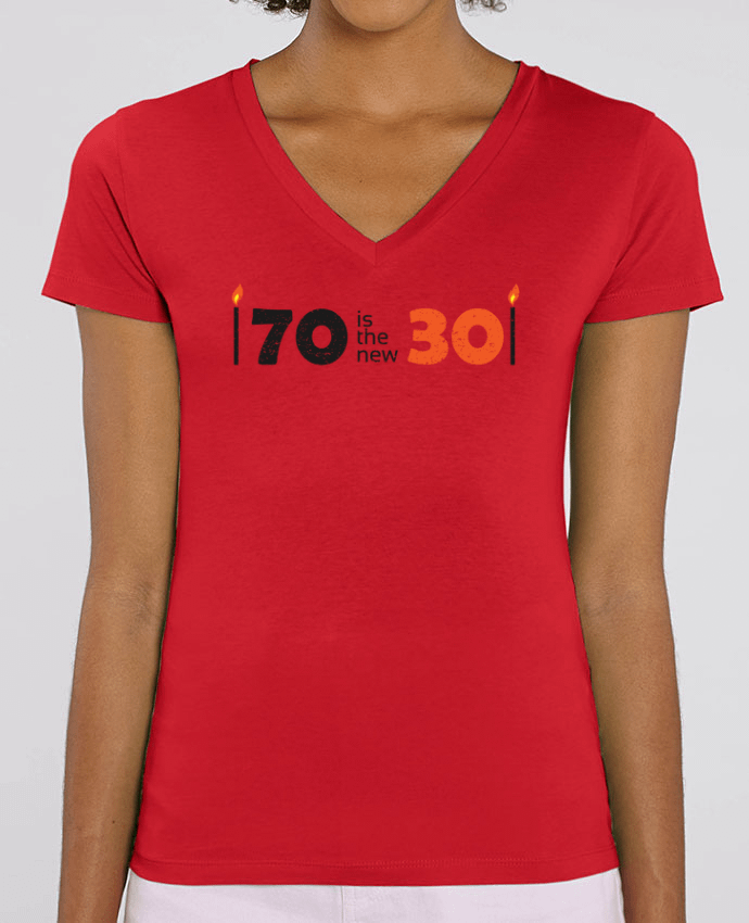 Tee-shirt femme 70 is the new 30 Par  tunetoo