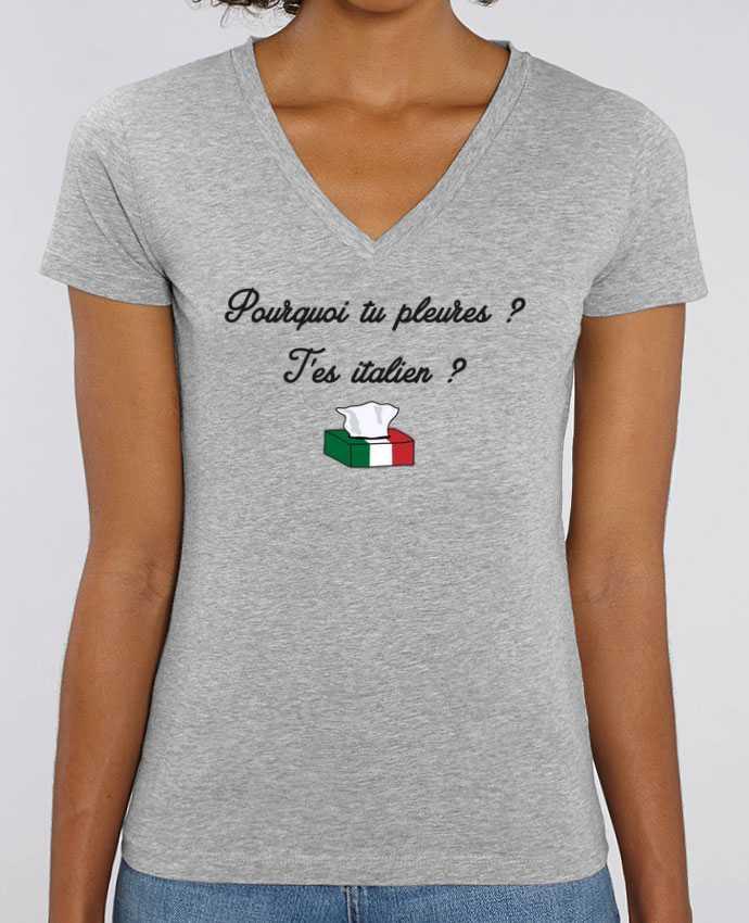 Tee-shirt femme Italie Coupe du monde Troll Par  tunetoo