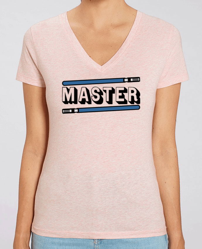 Camiseta Mujer Cuello V Stella EVOKER Jedi Duo Par  Original t-shirt