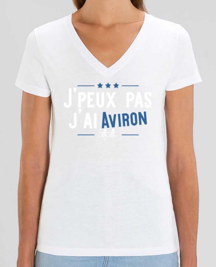 Women V-Neck T-shirt Stella Evoker J'peux pas j'ai aviron Par  Original t-shirt