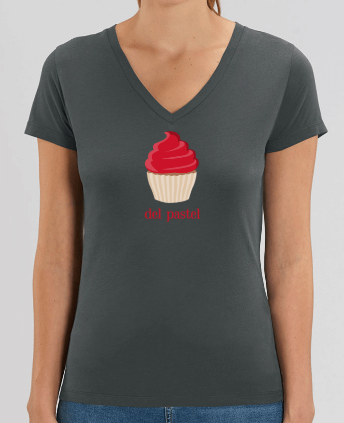 Women V-Neck T-shirt Stella Evoker La guinda del pastel 2 Par  tunetoo