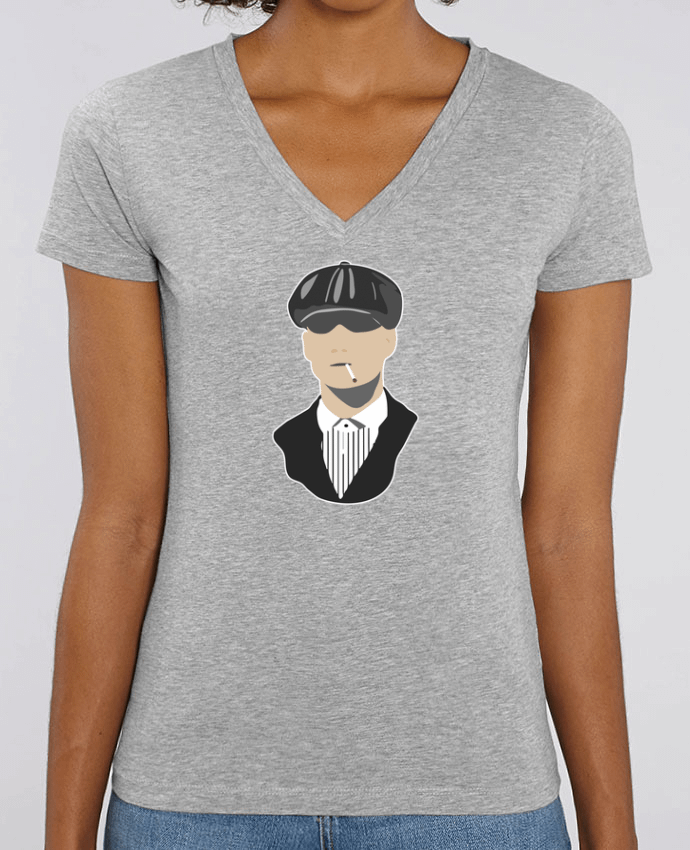 Women V-Neck T-shirt Stella Evoker Thomas Shelby Peaky Blinders Par  tunetoo