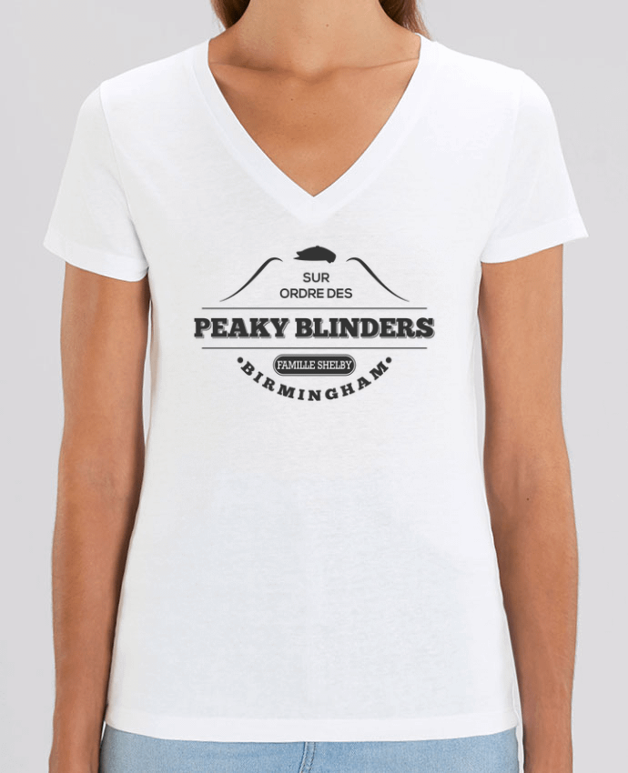 Camiseta Mujer Cuello V Stella EVOKER Sur ordre des Peaky Blinders Par  tunetoo