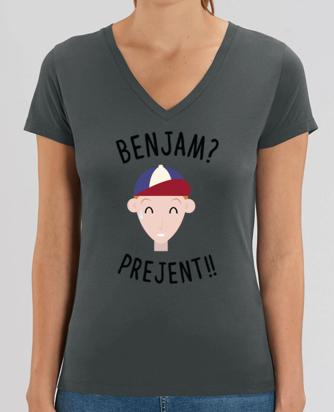 Camiseta Mujer Cuello V Stella EVOKER BENJAM PREJENT Par  PTIT MYTHO