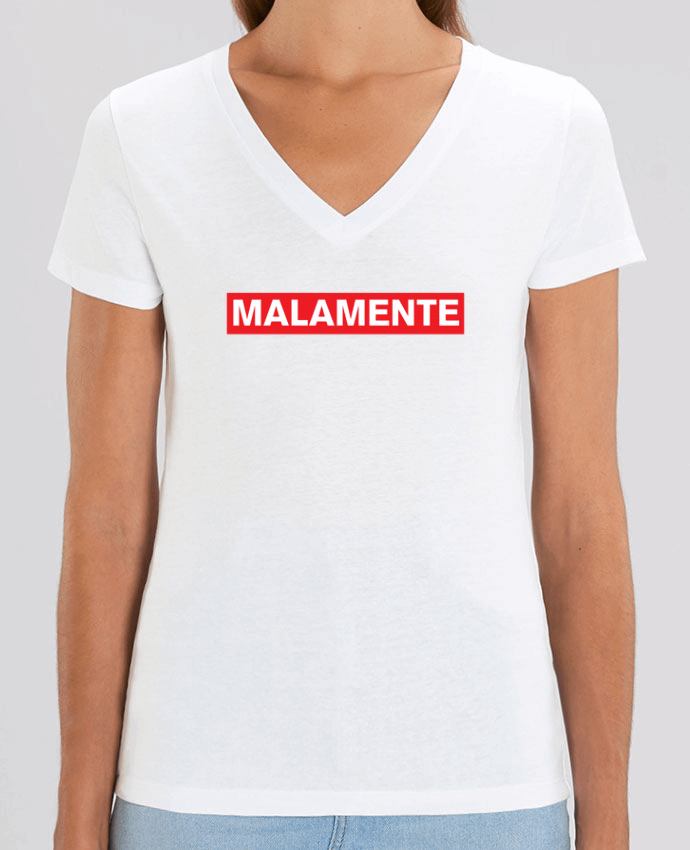 Camiseta Mujer Cuello V Stella EVOKER Malamente Par  tunetoo