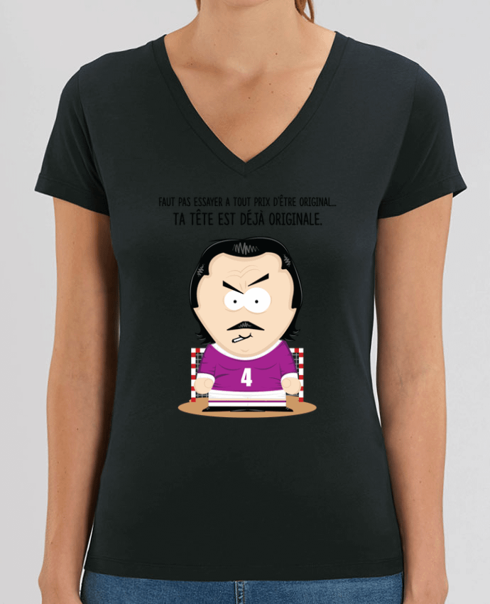 Camiseta Mujer Cuello V Stella EVOKER Dikkenek South Park Par  PTIT MYTHO
