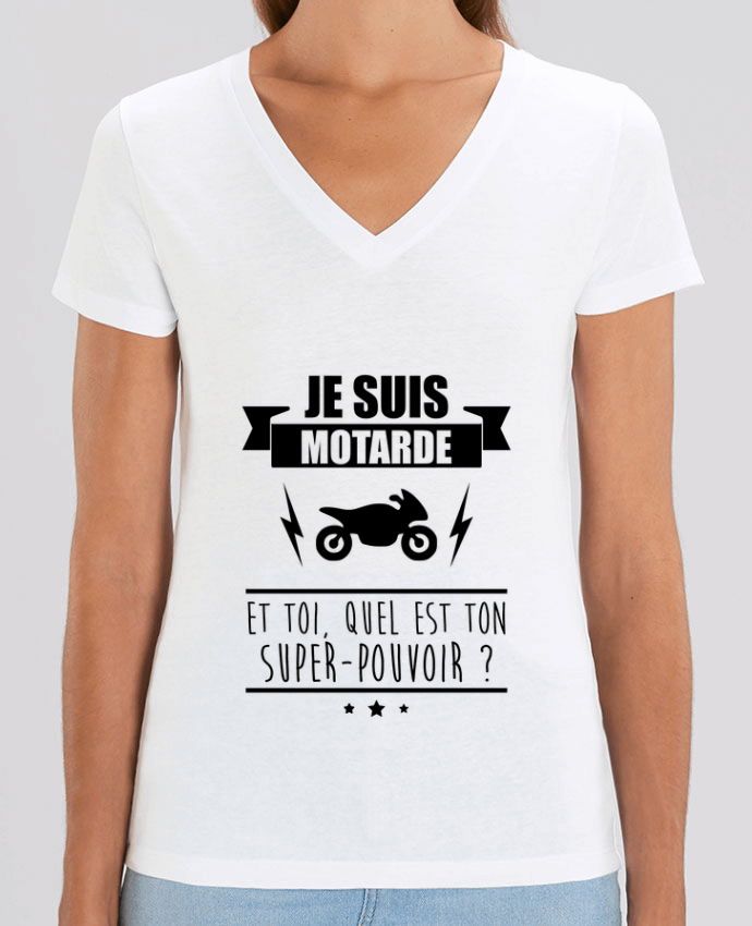 Tee-shirt femme Je suis motarde et toi, quel est ton super-pouvoir ? Par  Benichan