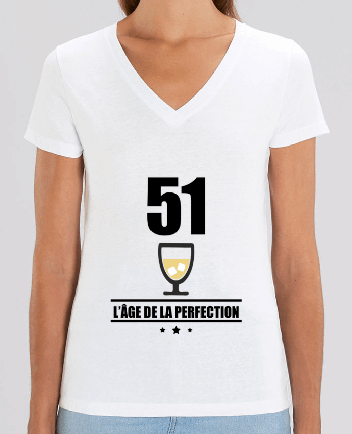 Tee-shirt femme 51 ans, âge de la perfection, pastis, anniversaire Par  Benichan