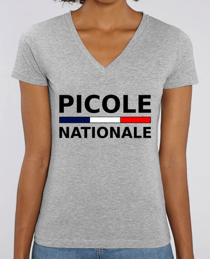Camiseta Mujer Cuello V Stella EVOKER picole nationale Par  Milie