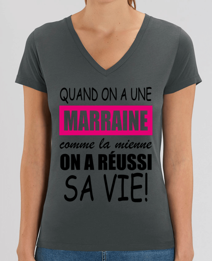 Tee-shirt femme quand on a une marraine comme la mienne Par  Milie