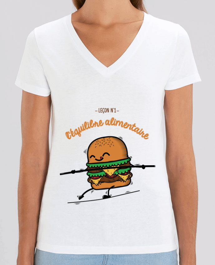 Tee-shirt femme Equilibre alimentaire Par  PTIT MYTHO