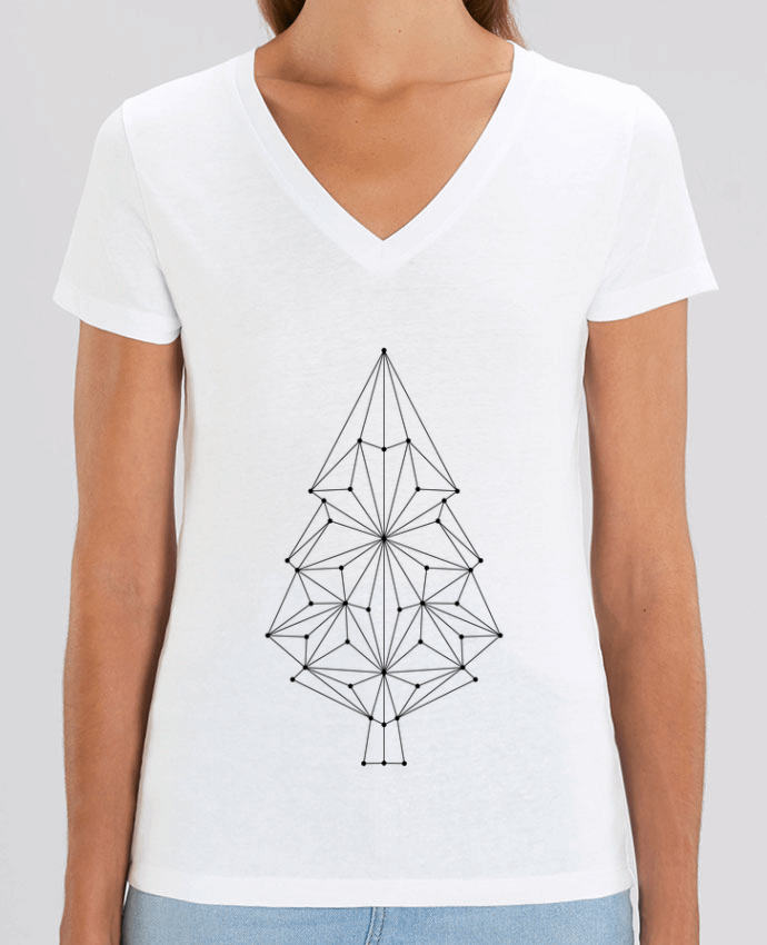 Women V-Neck T-shirt Stella Evoker Sapin Par  /wait-design