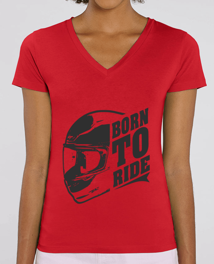 Tee-shirt femme BORN TO RIDE Par  SG LXXXIII