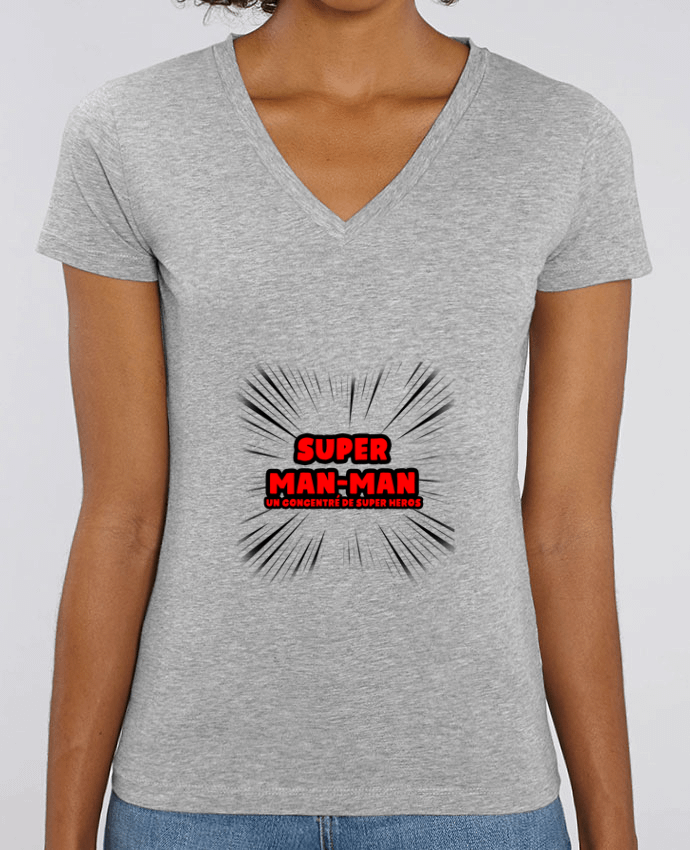 Tee-shirt femme Super Man-Man Par  lip