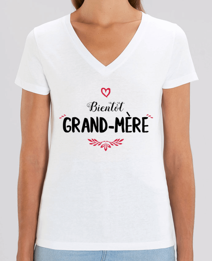 Tee-shirt femme Bientôt grand-mère Par  tunetoo