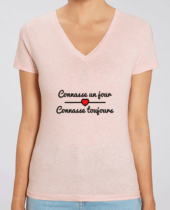 Tee-shirt femme Connasse un jour, connasse toujours Par  Benichan