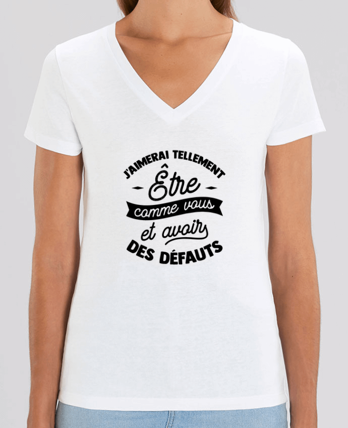 Tee-shirt femme J'aimerai être comme vous cadeau Par  Original t-shirt