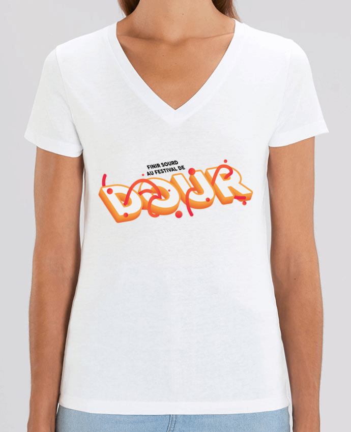 Tee-shirt femme Finir sourd au festival de DOUR Par  tunetoo