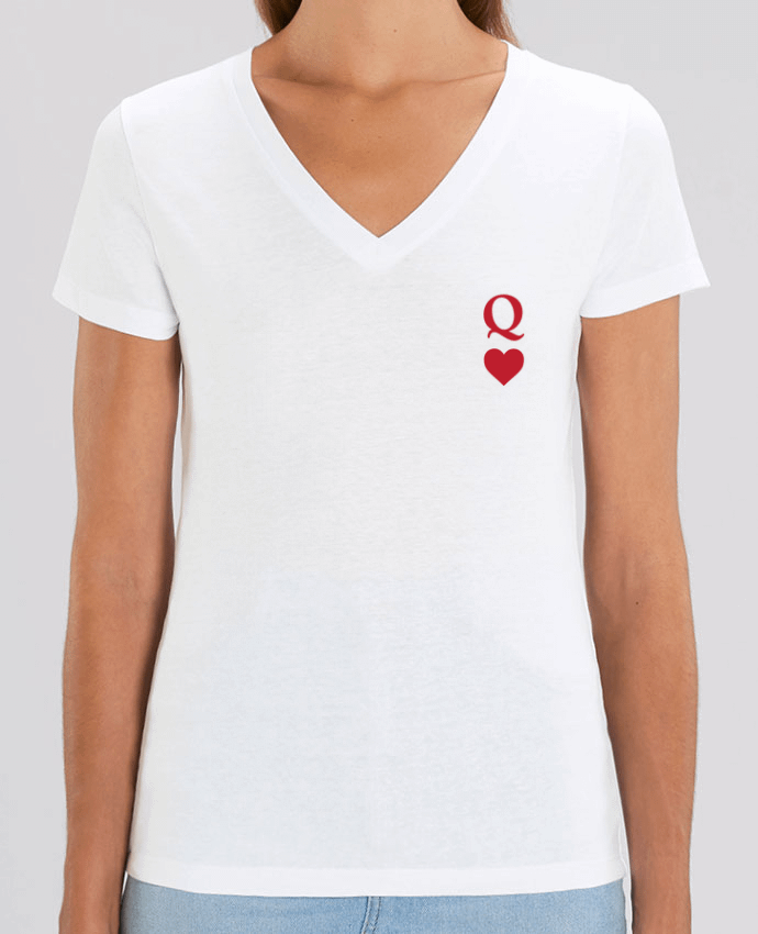 Camiseta Mujer Cuello V Stella EVOKER Q - Queen Par  tunetoo